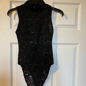 Zara black bodysuit